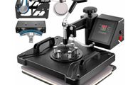5 In 1 Heat Press Machine Printer Transfer 15"x12" Sublimation T-shirt Cap Mug