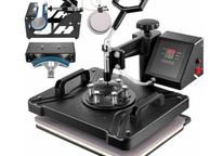 main image for ad 5 In 1 Heat Press Machine Printer Transfer 15"x12" Sublimation T-shirt Cap Mug