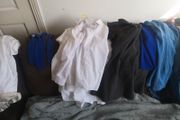Holy child girls uniform shirts 11 so far 4 ties 2grey pinafores by 2