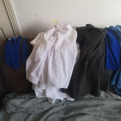 Holy child girls uniform shirts 11 so far 4 ties 2grey pinafores by 2