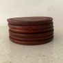 Vintage Handmade Wooden Coasters Image 6