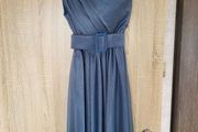 Party dress with belt.