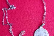 Vintage Sterling Silver 925 Pendant Necklace 2,21g   L10"