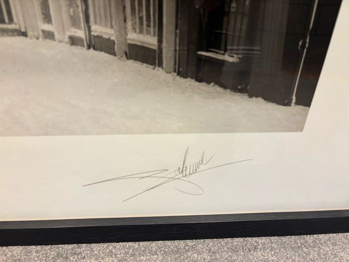 Large Framed Giles Norman - 1987 Kinsale under Snow