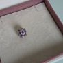 Pandora Purple  amethyst gemstones  charm very good condition Image 6