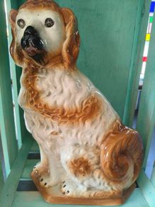 Vintage Ceramic Spaniel Dog