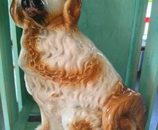 Vintage Ceramic Spaniel Dog