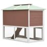 Animal Rabbit Cage Double Floor Brown Wood Image 6