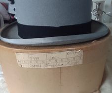 vintage  christy of london top hat with box for sale