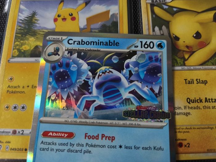 Crabominable ! Promo with Stellar Crown Stamp ! 2024 ! Pokemon Card !