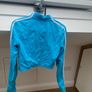 Zipped up blue top Image 3