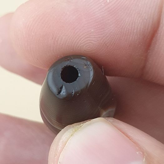 Vintage Yemeni Suliemani Natural Eye Agate Bead Amulet