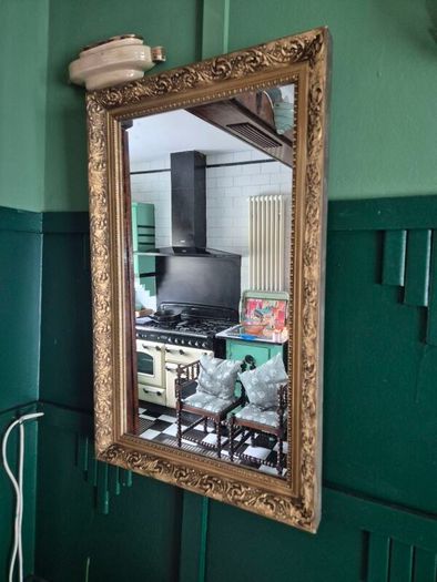 Mirror Vintage ornate Gold framed vintage mirror