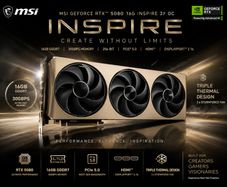 Rtx 5080 MSI Inspire gold.