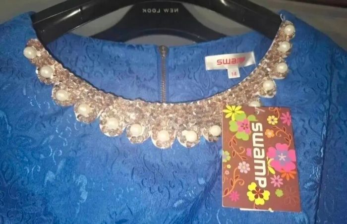 Brand New Blue SWAMP dress Size 14