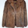Vintage Julian Vard Genuine Fur Jacket Brown Size 12 Made in Ireland Image 7