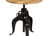 Bar Table Solid Mango Wood 75x(76-110) cm