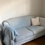 2 Blue Couches Image 2