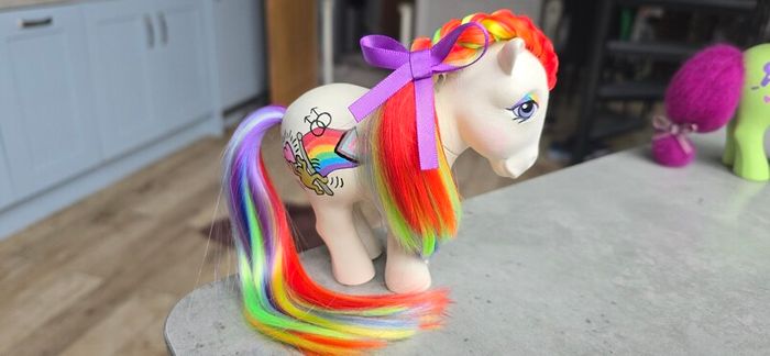 Custom Hand Painted Pony MLP G1 My Little Pony