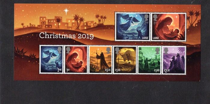 2019 Great Britain Royal Mail Miniature Sheets Pack with all miniature sheets issue in the year Mint Never Hinged (MNH)