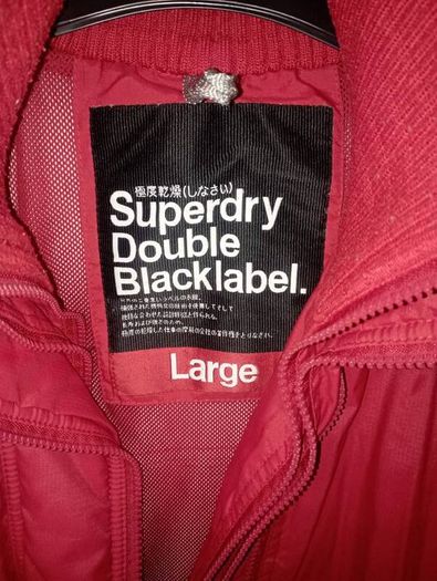 Vintage super dry jacket double black label size large