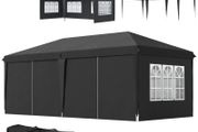 Gazebo 3 x 6m Pop Up with Removable Walls
