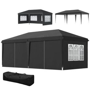 Gazebo 3 x 6m Pop Up with Removable Walls