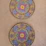 Royal Doulton Floral Art Deco Plates(2) 10.5" Image 5