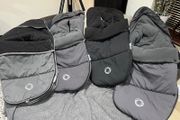 bugaboo foot muffs grey black in swords