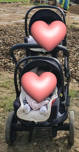 I Candy Orange Double buggy, Car seats, isofixes and bassinets