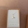 silver Gra (love )pendant & matching earrings Image 7