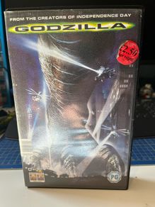 Godzilla VHS big box ex rental