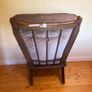Vintage Upholstered Wooden Armchair | Excellent Condition Image 5