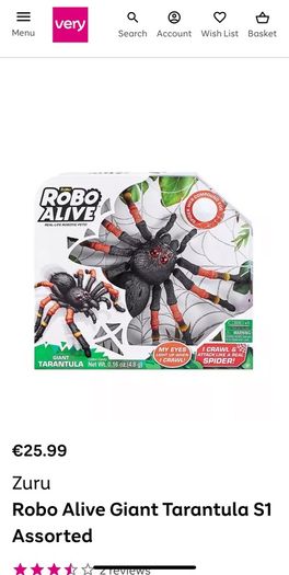 Robo Alive Giant Tarantula Spider