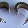 Vintage Sterling Silver 925 Hoop Drop Stud Earrings 4,6g Image 5