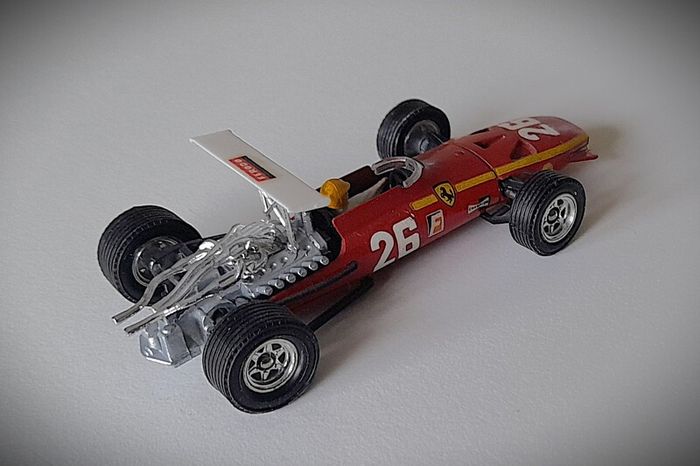 Diecast Vintage French Dinky Toys Ferrari 312 1968 F1 - Near Mint Original Condition/Very Good Box