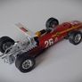 Diecast Vintage French Dinky Toys Ferrari 312 1968 F1 - Near Mint Original Condition/Very Good Box Image 9