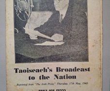 A Vintage Irish Election Literature Mr De Valera's Reply To Mr Churchill  Pamphlet  of Dev's Address to the Irish Nation 16 May 1945