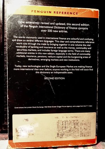 1989  The Penguin Dictionary Of Finance.