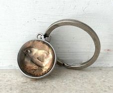 Penny Farthing Keyring