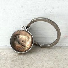 Penny Farthing Keyring