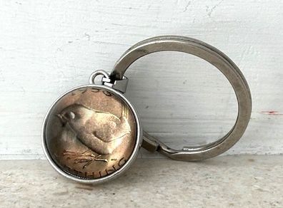 Penny Farthing Keyring