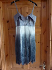 Silvery grey lipsy dress (size UK 10)