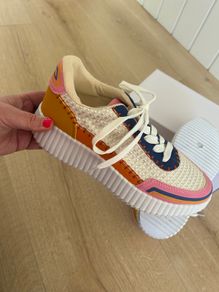 BRAND NEW Platform Woven Trainers Size 6