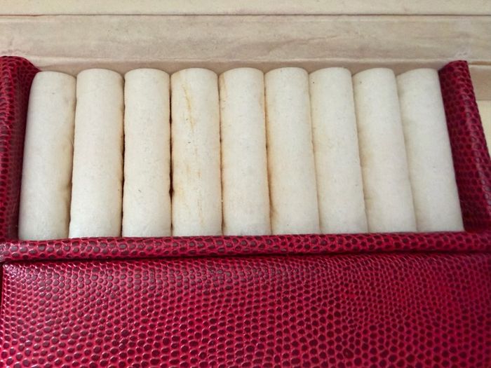 Large Burgundy Vintage Style Jewellery Box with Mirror and Drawers