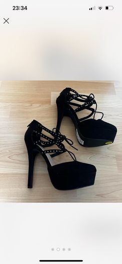 black heels