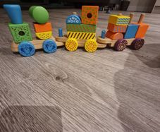 wooden train