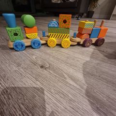 wooden train