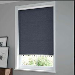 Blackout navy/blue roller blind