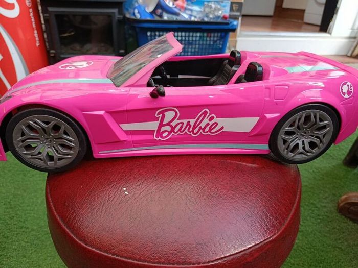 Remote control barbie car